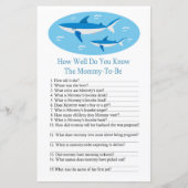 シャーク赤ちゃんシャワーゲームをどれだけ知っているか (正面)