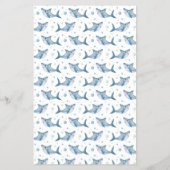 シャーク赤ちゃんシャワー子供たちの本絵文字 チラシ (裏面)