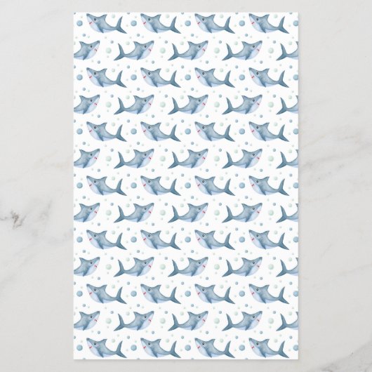 シャーク赤ちゃんシャワー「誰がママかパパを当てる」ゲーム チラシ (裏面)