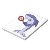 シャーク遊のテニス漫画 ノートパッド (回転)