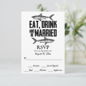 シャーク食べドリンクとビー結婚したズの結婚ため 出欠カード (スタンド正面)