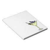 シャーク食べ物ズマルティニオリーブ ノートパッド (アングル)