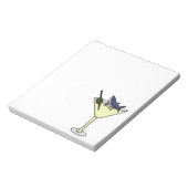 シャーク食べ物ズマルティニオリーブ ノートパッド (回転)