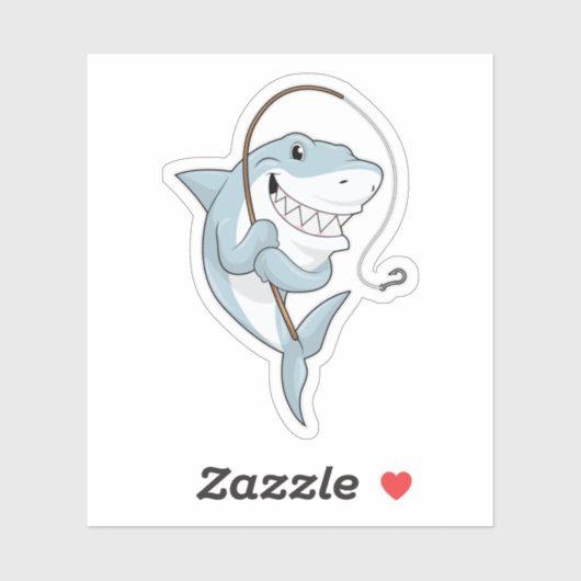 シャーク・アズ・フィッシャーと魚釣り・ロッド シール (シート)