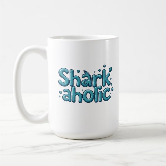 シャーク・アホリック コーヒーマグカップ (左)