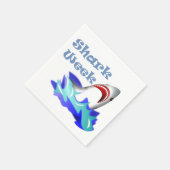 シャーク・ウィーク スタンダードカクテルナプキン (角)