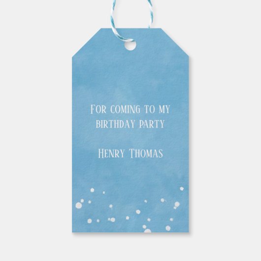 シャーク ギフトタグ (裏面)