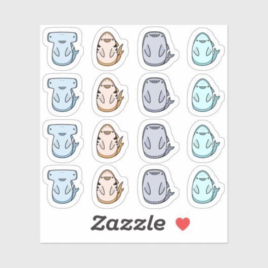 シャーク・コンターのシール シール (シート)