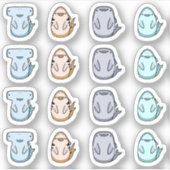 シャーク・コンターのシール シール (正面)