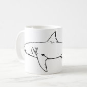 シャーク コーヒーマグカップ (正面左)