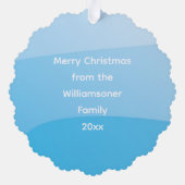 シャーク・ザ・ヘラルド・エンジェルスおもしろいズ オーナメントカード (裏面)