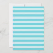 シャーク・シャークタスティックプール誕生日パーティー写真 招待状 (裏面)