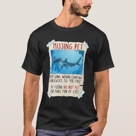 シャーク・シャーク・ハマーヘッドTシャーク1 Tシャツ (正面)