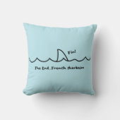 シャーク・ジョークが最後のシャークを見フランスのつける クッション (正面)