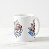 シャーク・ジョーズの花 コーヒーマグカップ (正面右)