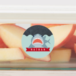 シャーク・ネイビー・ブルー・ザ・ウォーター ラベル