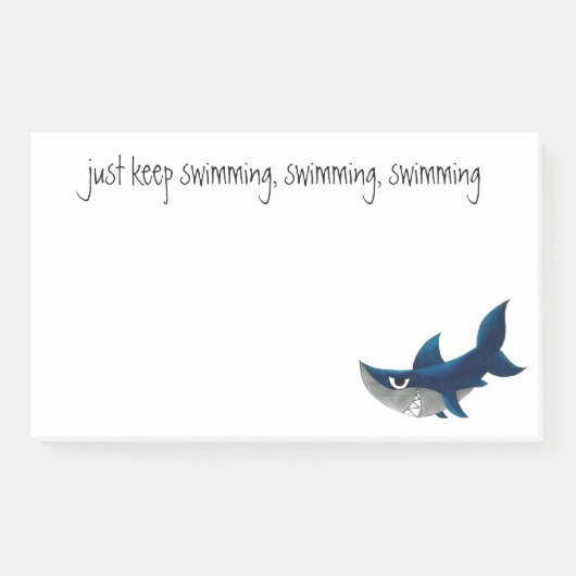 シャーク「ハイ」 v2 ポストイット (正面)