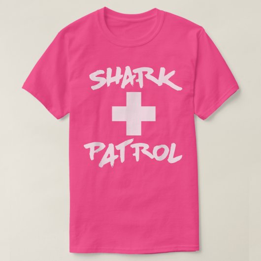 シャーク・パトロールビーチ Tシャツ (デザイン正面)