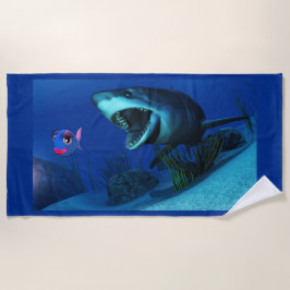 シャーク ビーチタオル