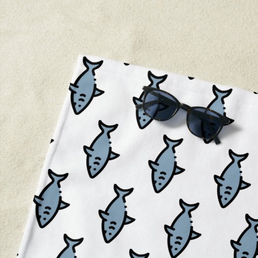 シャーク ビーチタオル (インサイチュ)