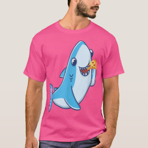 シャーク、ピザ1456 Tシャツ