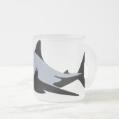 シャーク フロストグラスマグカップ (正面右)