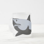 シャーク フロストグラスマグカップ (正面左)