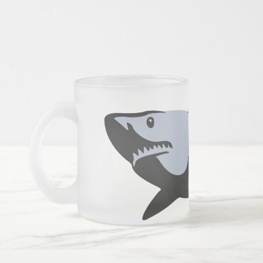 シャーク フロストグラスマグカップ (左)