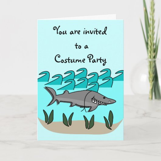 シャーク・プランクス・カード 招待状 (正面)