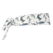 シャーク・ヘッドバンド | 水彩シャーク模様 タイヘッドバンド (回転270)