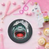 シャーク ペーパープレート (パーティー)