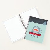 シャーク・ボーイ・ネイビー・ブルー・ザ・ウォーター ノートブック (内部)