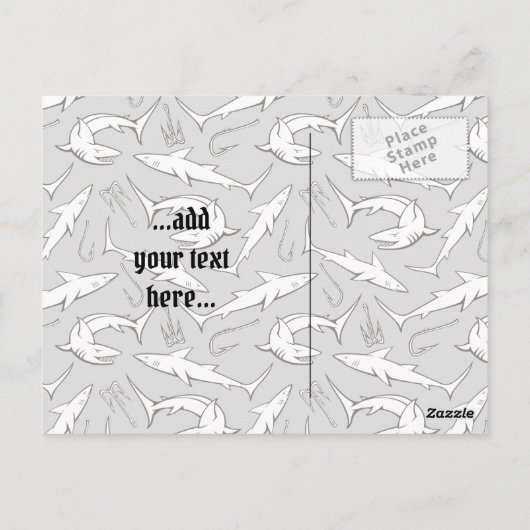 シャーク ポストカード (裏面)