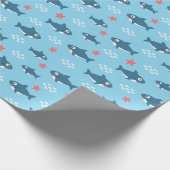 シャーク ラッピングペーパー (角)