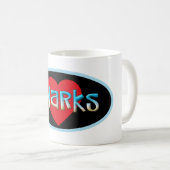 シャーク・ラバー コーヒーマグカップ (正面右)