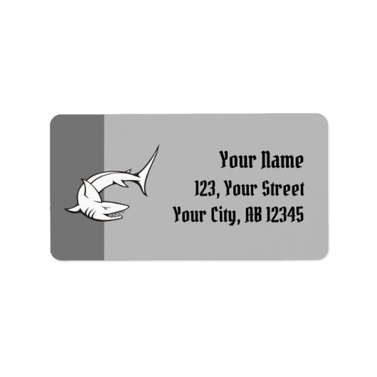 シャーク ラベル (正面)