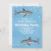 シャーク 招待状 (正面)