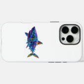 シャーク – 明るい芸術 Case-Mate iPhoneケース (裏面 (横))