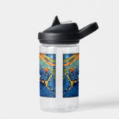 シャーク「Art by Kids」 ウォーターボトル (左面)