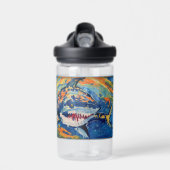 シャーク「Art by Kids」 ウォーターボトル (正面)