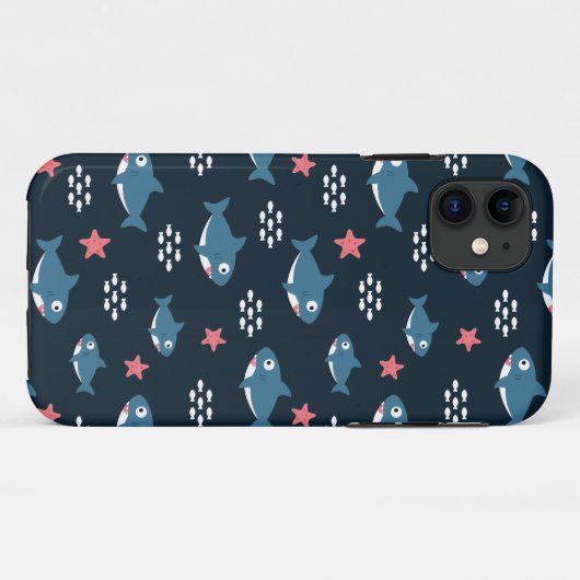 シャーク Case-Mate iPhoneケース (裏面(横))