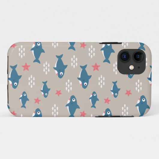 シャーク Case-Mate iPhoneケース (裏面(横))