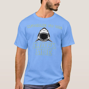 シャークTee男性が愛し、シャークSidへようこそ Tシャツ