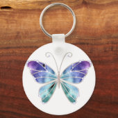 シャーズカッコいいレインボーウィングバタフライ キーホルダー (正面)