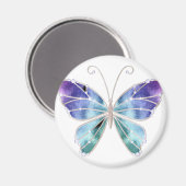 シャーズカッコいいレインボーウィングバタフライ マグネット (正面/裏面)