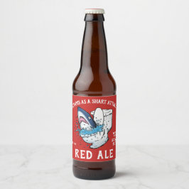 シャートアタックおもしろいトイレシャーク ビールラベル