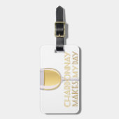 シャードネーワイン ラゲッジタグ (正面縦)