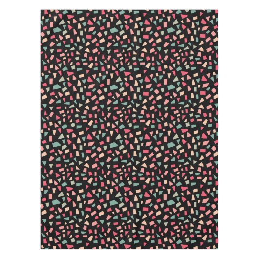 シャード – カラー01 – 黒 テーブルクロス (正面)