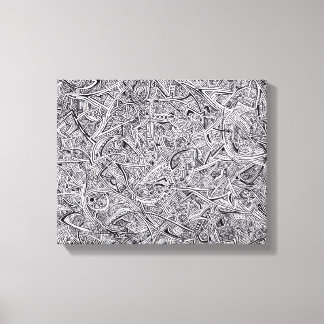 シャーパイグラフィティキャンバス キャンバスプリント