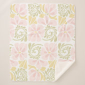 シャーパブランケットとモダンフローラデザイン。 シェルパブランケット (正面)